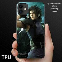 Chất Lượng Cao Final Fantasy 7 Làm Lại Thiết Kế Patter TPU Đen Cứng Ốp Lưng IPhone Cho IPhone 13 Pro Max 12 11 Pro Max IPhone SE 3 6 6S 7 8 Plus X XR XS Ốp Lưng