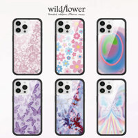 Chất Lượng Cao Hoa Hoang Dã Aurora Baby Bloom Butterfly Ốp lưng iPhone 12 13 14 15 Pro Max 14 15 Plus Cứng WF Vỏ Silicon Mềm Bảo Vệ Chống Sốc Ốp Lưng