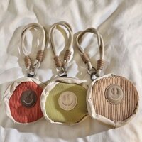 Chất Lượng Cao Hợp Thời Trang Mặt Cười Ví Đựng Tiền Xu Ốp Lưng Điện Thoại Dây Lưu Trữ Thay Đổi Di Động Camera Dây Mặt Dây Chuyền Đa Năng