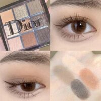 Chất Lượng Cao Mới Mỹ Phẩm 9 Màu Cho Dior Phấn Mắt Tấm Trang Điểm Khỏa Thân Bảng Bronzer Kim Loại Mắt Khói Shimmer Lấp Lánh 10g