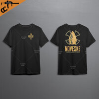 Chất Lượng Cao NOVESKE X THF joint military fan Áo Thun Nam 100% cotton Cao Cấp Kỷ Niệm Áo Sơ Mi STACKED N81 TEE Tay Ngắn