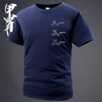 Chất Lượng Cao Sản Phẩm Mới An Ninh Công Ty Chủ Đề GBRS Series Hydra Stack Line Vẽ Tay Ngắn 100% Cotton Áo Thun Cổ Tròn 321