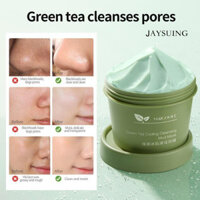 [Chất lượng chính hãng] Mặt nạ làm sạch trà xanh Jaysuing Loại bỏ mụn đầu đen Kiểm soát dầu Mặt nạ bùn dưỡng ẩm 120g