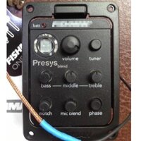 Chất Lượng Hàng Đầu FISHMAN 301 Preamp EQ Tuner Guitar Pickup Có Mic Beat Board