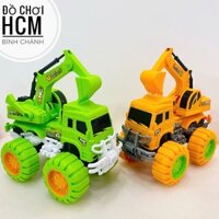[CHẤT LƯỢNG - SIÊU TO] Đồ chơi Xe xúc cát Xe công trình Xe cần cẩu máy xúc lớn cho bé yêu mô hình xe Excavator 3688-4