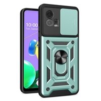 Chất Lượng Tốt Cho Motorola Moto G72 Trượt Camera Thiết Kế Vỏ Điện Thoại TPU + PC