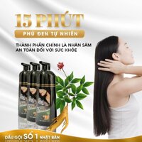 chất lượng tốt Dầu gội phủ bạc nhân sâm SIN HAIR, dầu gội phủ bạc số 1 Nhật Bản 100% tự nhiên