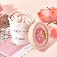 chất lượng tốt Tẩy Tế Bào Chết toàn thân đào HEYXI Peach Clear, tẩy tế bào chết body đào, kem thải độc tố da HTTBC1