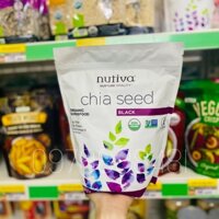 Chất lượng tốt và giá thấp 【Hạt Chia Đen Organic Nutiva】Mỹ 907G Hàng Mới Nhất Date MỚI 2023
