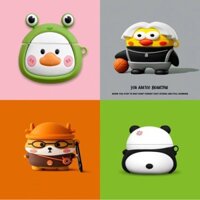 [Chất lượng tốt] Vỏ bảo vệ tai nghe silicon Shiba Inu hoạt hình dễ thương cho SAMSUNG GALAXY Buds2 Pro / Buds Pro / Live / FE Hộp sạc có móc