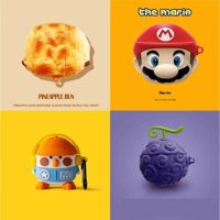 [Chất Lượng Tốt] Vỏ Bảo Vệ Tai Nghe Tương Thích Cho Samsung Galaxy Buds Pro / Live 3D Pighead Phụ Kiện Hộp Sạc Có Móc