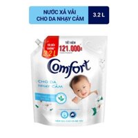 (Chất mà rẻ) Comfor nước xả vải cho da cảm 3l2nhạy