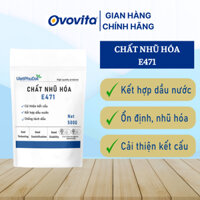 Chất Nhũ Hóa E471 – Mono & Diglyceride | Ổn Định Chất Béo, Tạo Kết Cấu – Túi 100g / 500g
