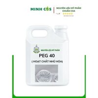 Chất nhũ hóa PEG 40 - nguyên liệu mỹ phẩm