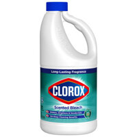Chất Tẩy Quần Áo & Vệ Sinh Nhà Cửa Đậm Đặc, Giúp Giữ Mùi Hương Lâu Clorox Concentrated Scented Bleach, Clean Linen, Chai 1.89 L (64 Fl. Oz.) 2 QT