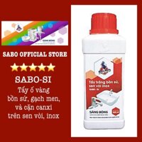 Chất tẩy rửa đa năng SABO-SI, tẩy trắng bồn cầu, gạch men ố vàng, sen vòi inox trong nhà vệ sinh, toilet, nhà tắm