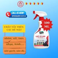 chất tẩy sơn, chất tẩy xi măng loại 500ml, tẩy sơn nhanh, sạch trên kim loại, nhựa, gỗ, gạch men, kính... giá rẻ - chất tẩy sơn