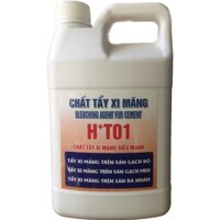 Chất tẩy xi măng HT01 1,8 Lít ĐẬM ĐẶC , Tẩy sàn, tẩy tưởng, tẩy ron gạch siêu sạch (Tặng pet chà)