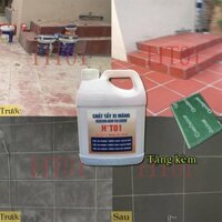 Chất Tẩy Xi Măng HT01 1,8L(CỰC MẠNH),"Quà tặng đặc biệt" tẩy vết xi măng sau thi công nhanh chóng, sạch sẽ