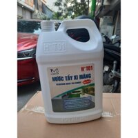 Chất tẩy xi măng HT01 Can 5 Lít, tẩy ron gạch loại mạnh nhất, tặng pad chà rửa, tẩy rong rêu cũ bẩn
