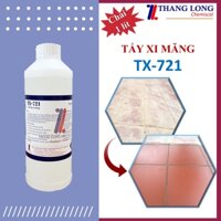 Chất tẩy xi măng,tẩy mùn cưa nhựa gỗ,tẩy RON gạch TX721 CHAI 1 LIT