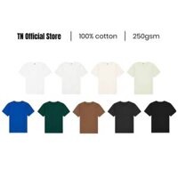 (Chat với shop để chọn màu và size) COMBO áo thun trơn oversize cotton 100% cao cấp - TN Clothes