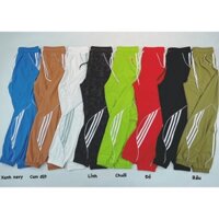 [Chất Xi Dù] Quần Dài Jogger Nữ Phối Sọc Chữ S Siêu Xinh