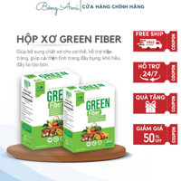 Chất xơ Green Fiber, bổ sung chất xơ từ rau củ quả, hộp 3 vỉ = 15 ống