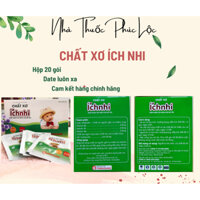 Chất xơ Ích Nhi, cốm chất xơ hòa tan, bổ sung chất xơ cho bé, giảm táo bón ( hộp 20 gói)