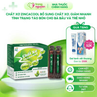 Chất Xơ Zincacool Bổ Sung Chất Xơ, Giảm Nhanh Tình Trạng Táo Bón cho Bà bầu và Trẻ Nhỏ Hộp 20 Ống x 10ml