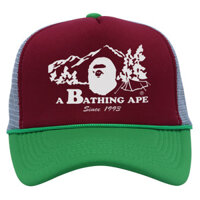 Châu Âu Mỹ Bape Truck Cap Nam Nữ Hip-Hop Thời Trang Che Nắng Màu Sắc Phù Hợp Với Mũ Lưới Mùa Hè Mũ Bóng Chày