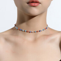 Châu Âu Mỹ Trang Sức Đơn Giản Tính Khí Một Lớp Vòng Cổ Mắt Quỷ Nữ Thời Trang Yếu Tố Mắt Vòng Cổ