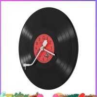 Châu Âu Retro Hoài Cổ Siêu Thanh Đồng Hồ Vinyl Ghi Cá Tính Đồng Hồ Treo Tường Cafe Thanh Trang Trí Treo Tường Đồng Hồ barrywheeler