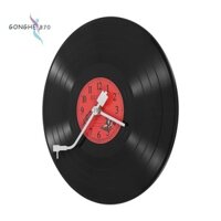 Châu Âu Retro Hoài Cổ Siêu Thanh Đồng Hồ Vinyl Ghi Cá Tính Đồng Hồ Treo Tường Cafe Thanh Trang Trí Đồng Hồ Treo Tường