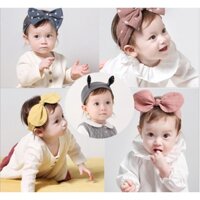 Châu Âu và Mỹ Phổ Biến MỚI Trẻ Em Dây Buộc Tóc Cha Mẹ-Con Băng Đô cotton Nguyên Chất Dày Co Giãn Tai Thỏ Băng Đô Chăm Sóc Cửa Bé Phụ Kiện Tóc