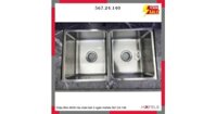Chậu Bồn INOX rửa chén bát 2 ngăn Hafele 567.24.140