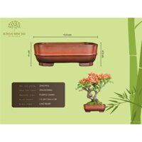 CHẬU BONSAI MINI * Gốm Purple Sand (Mẫu 03)