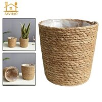 Chậu cây Chậu cây mây tự nhiên có lớp lót chống thấm nước