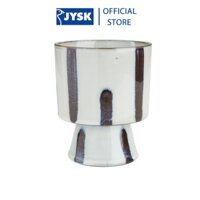 Chậu cây | JYSK Leonard | gốm | xám/xanh | DK13xC16cm