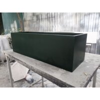 Chậu Composite 60x20x20 Màu xanh ngọc không chân sơn 4 lớp cao cấp LAM KINHH