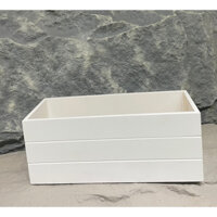 Chậu Composite chữ nhật Kẻ ngang 50x20x20