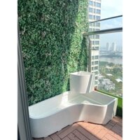 chậu composite cong 90x70x25