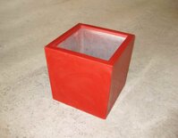 Chậu Composite Vuông KGC-108 C - D40 x R40 x C40 cm - Màu Đỏ