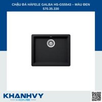 Chậu đá Hafele galba hs-gs5543 – màu đen 570.35.330