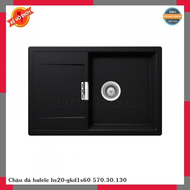 Chậu Đá Hafele HS20-GKD1S60 570.30.130