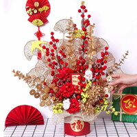 Chậu Đào Đông Trang Trí Tết A44