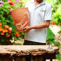 Chậu Đất Nung Size To Dáng Vót Trồng Kiểng Lá Trong Nhà – Chậu Gốm Đất Nung Cao Cấp, Bền Đẹp, Phong Cách Vintage – Decor văn phòng