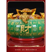 Chậu Đựng Cục Vàng A Bằng Thủy Tinh Rời Đề Gỗ Bát Đựng Bằng Nhựa Phong Thủy - phật giáo tường thuận