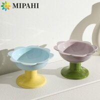 Chậu đựng thức ăn cho chó MIPAHI có thiết kế hoa Đồ dùng cho thú cưng Đĩa ăn nhẹ