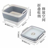 CHẬU GẤP GỌN 2in1